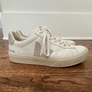Veja Campo Chromefree Leather White Natural - Size 39